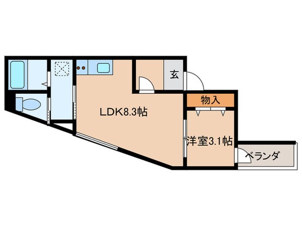 NAGOYA　THE　NAVYWOODの物件間取画像